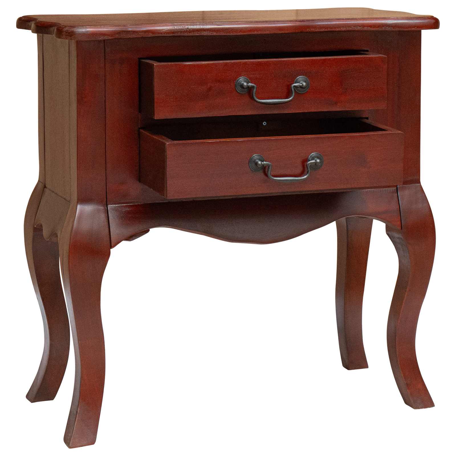Bijzettafel Bruin 60,5 x 30 x 61 cm Massief Mahoniehout is nu te koop bij PeponiXL, paradijselijk wonen!