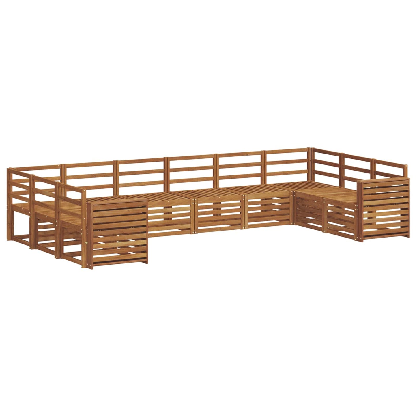 Hoekbank Set 10 pcs Naturel is nu te koop bij PeponiXL, paradijselijk wonen!