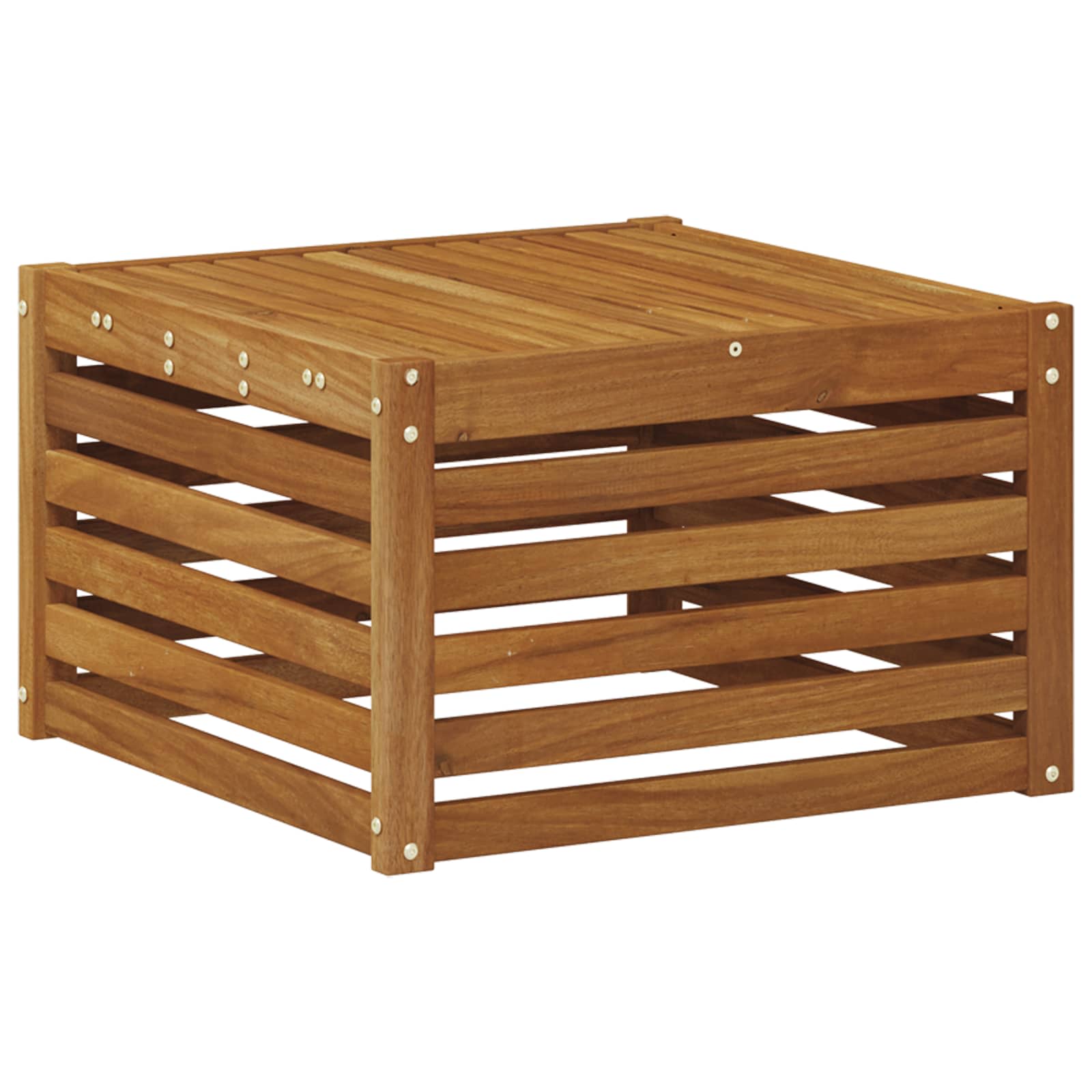 Buiten bankenset 11 pcs Natuurlijk en Crème Massief Acaciahout is nu te koop bij PeponiXL, paradijselijk wonen!