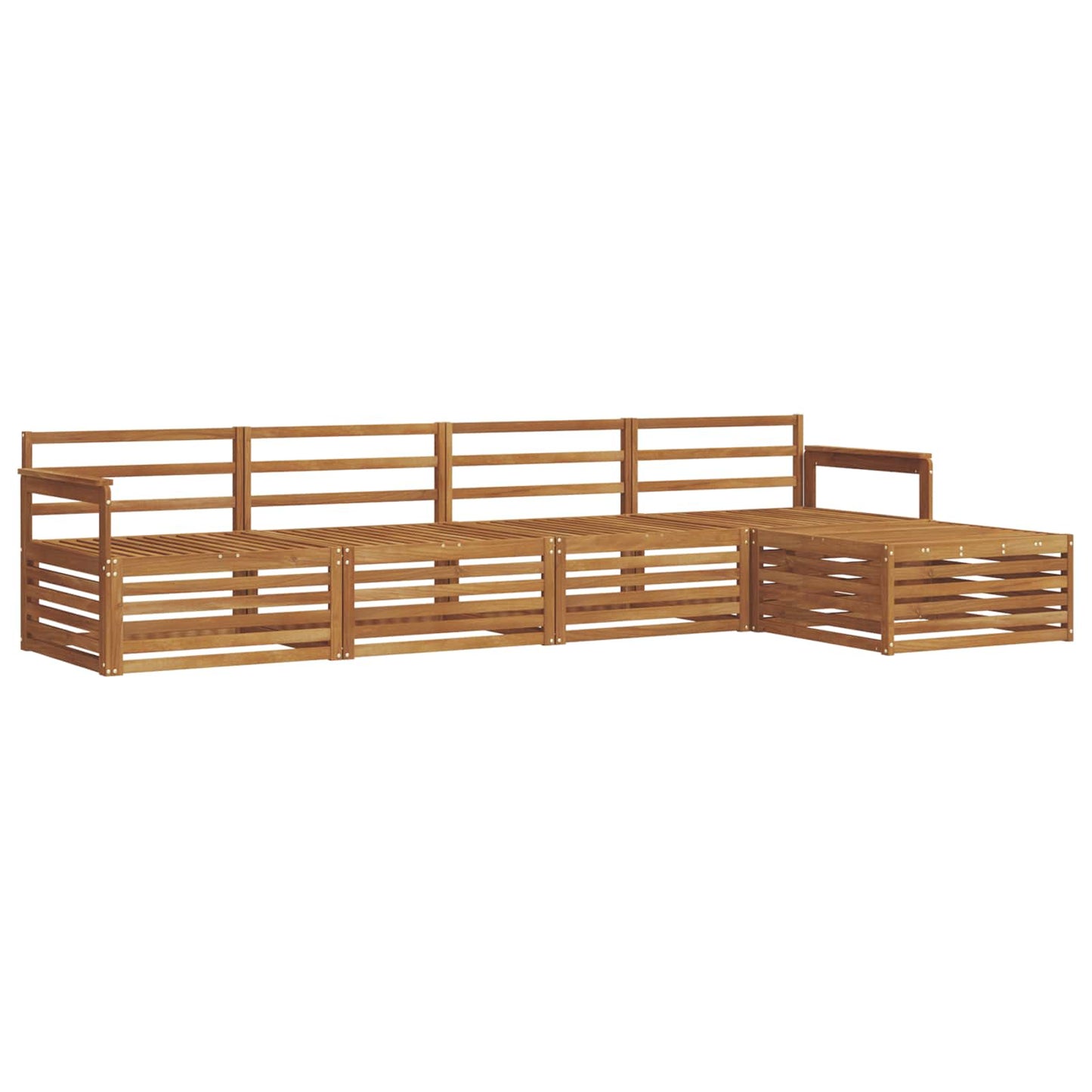 Buiten bankenset 5 pcs Naturel is nu te koop bij PeponiXL, paradijselijk wonen!