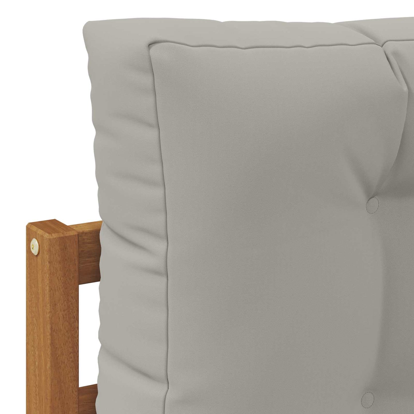 Buiten bankenset met kussen 8 pcs Natuurlijk en Lichtgrijs is nu te koop bij PeponiXL, paradijselijk wonen!