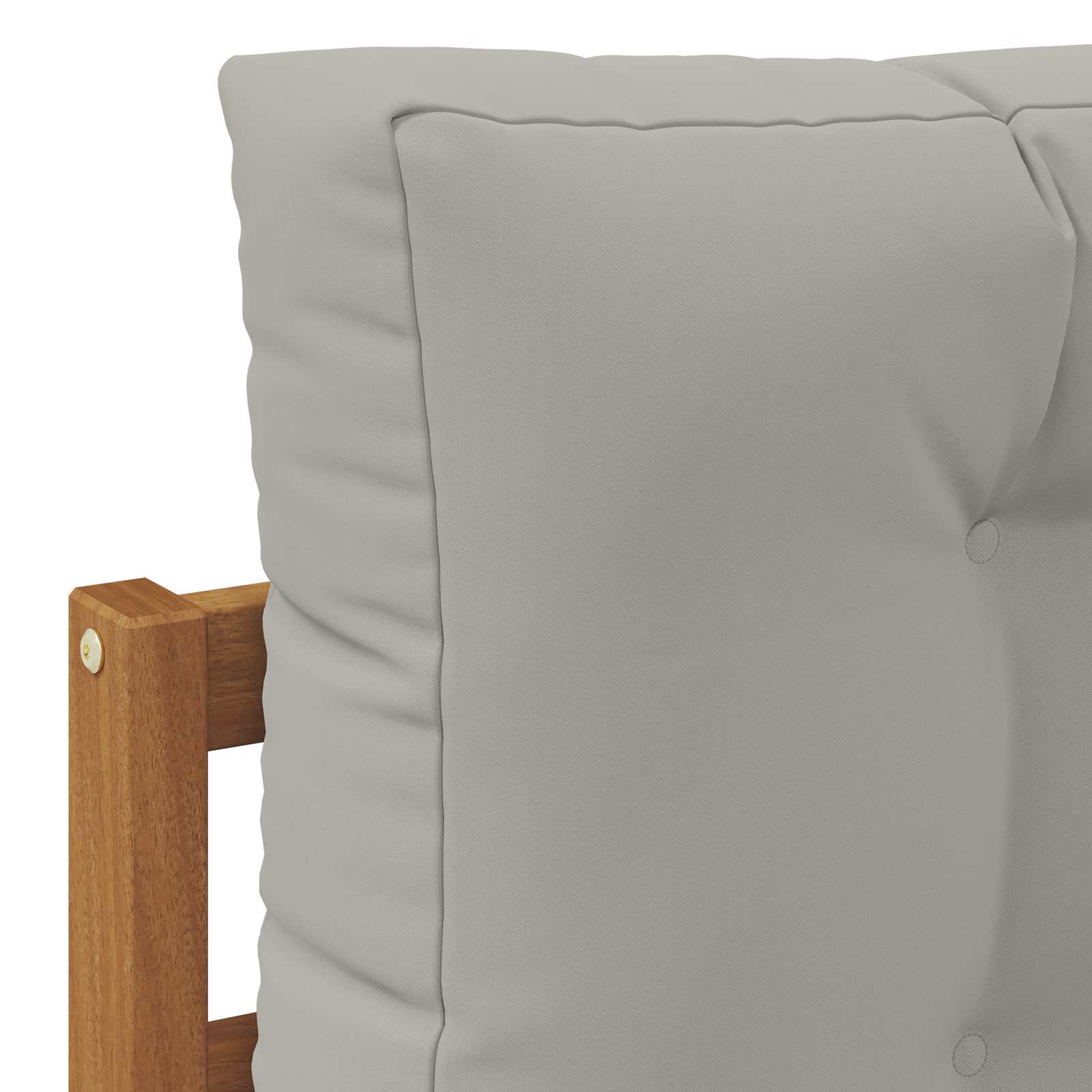 Buiten bankenset met kussen 8 pcs Natuurlijk en Lichtgrijs is nu te koop bij PeponiXL, paradijselijk wonen!