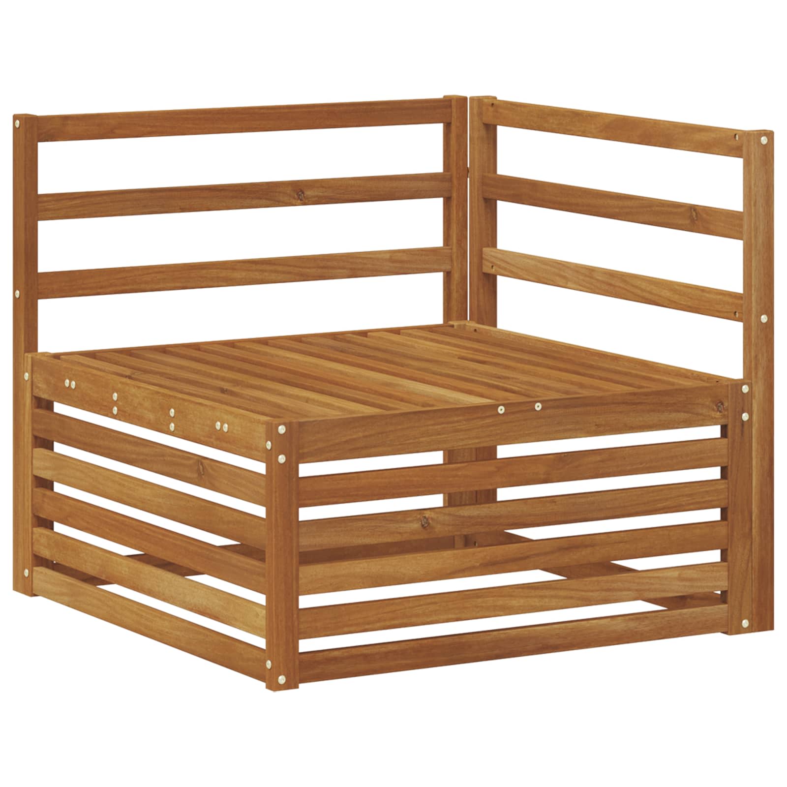Buiten bankenset 9 pcs Naturel Massief Acaciahout is nu te koop bij PeponiXL, paradijselijk wonen!