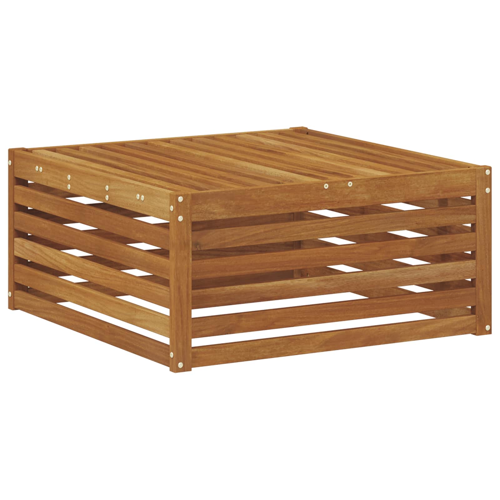 Buiten bankenset 6 pcs Naturel Massief Acaciahout is nu te koop bij PeponiXL, paradijselijk wonen!
