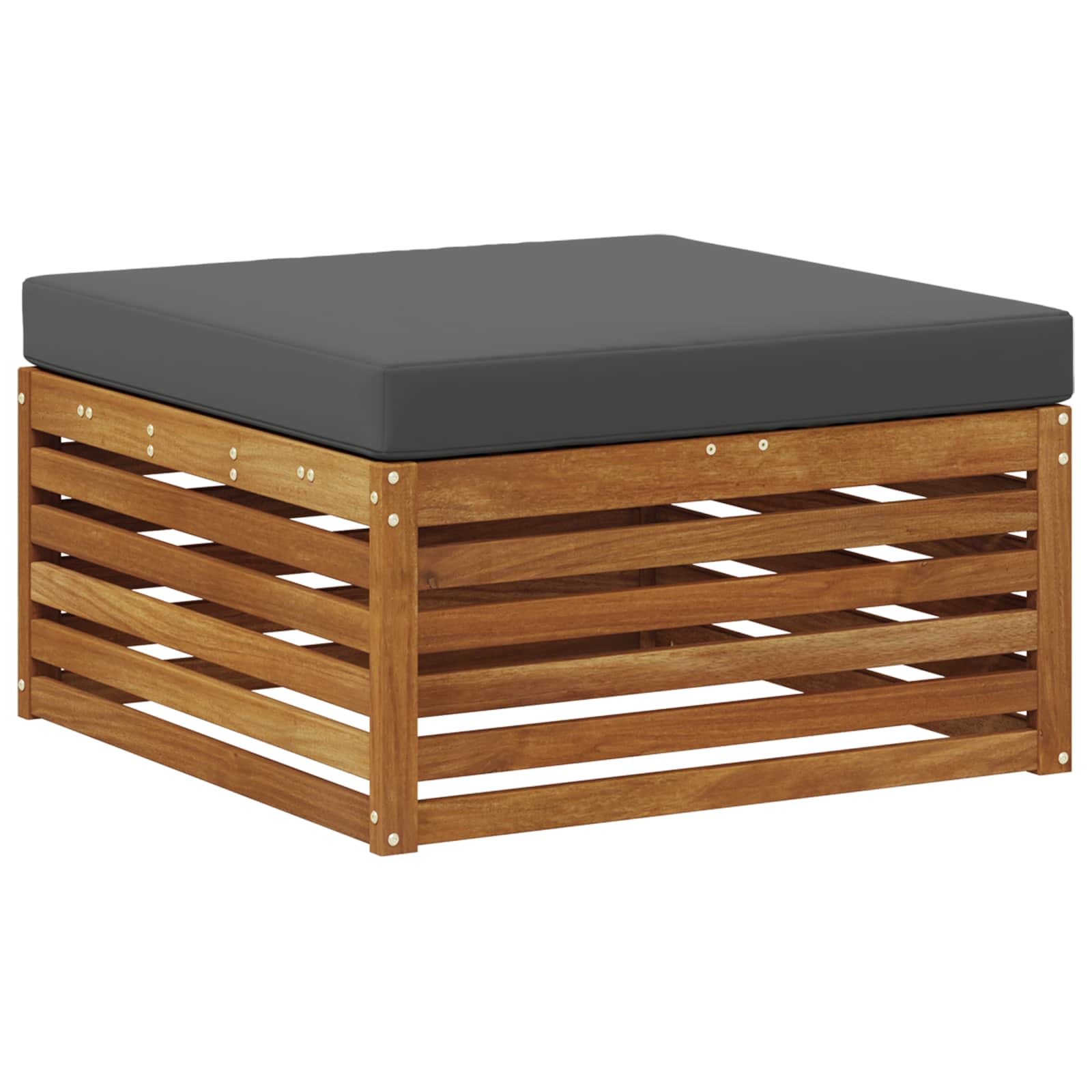 Buiten bankenset met kussen 6 pcs Natuurlijk en Antraciet is nu te koop bij PeponiXL, paradijselijk wonen!