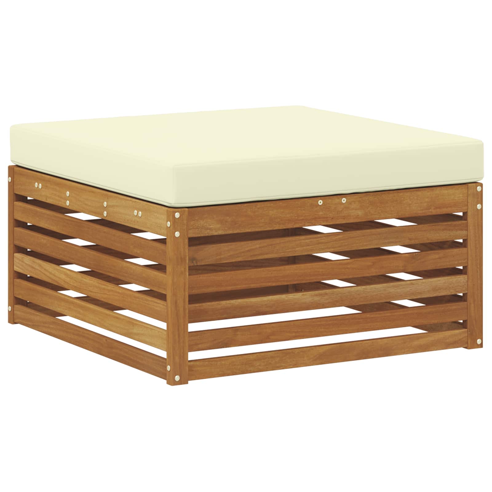 Buiten bankenset met kussen 6 pcs Natuurlijk en Crème is nu te koop bij PeponiXL, paradijselijk wonen!