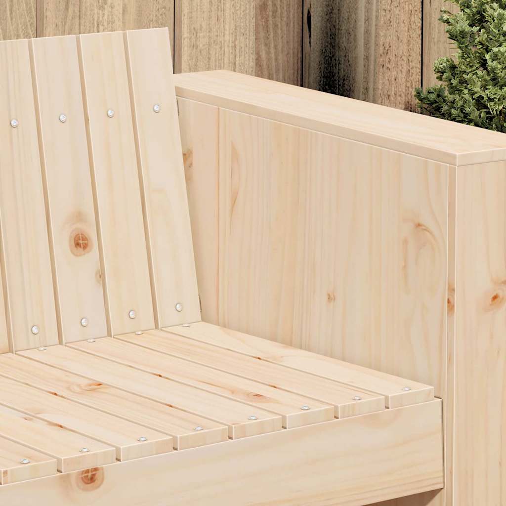Tuinbank Naturel 134 x 60 x 62 cm Massief grenenhout is nu te koop bij PeponiXL, paradijselijk wonen!