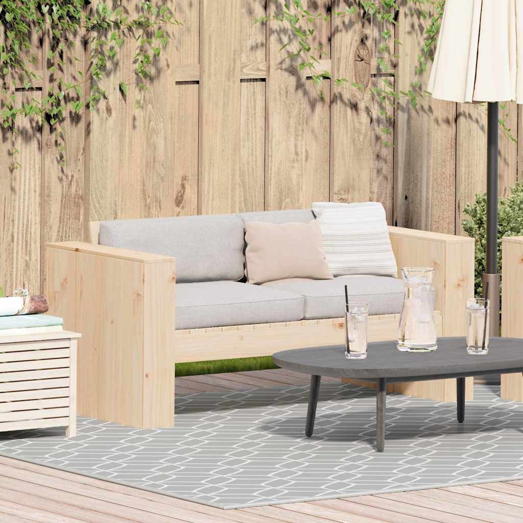 Tuinbank Naturel 134 x 60 x 62 cm Massief grenenhout is nu te koop bij PeponiXL, paradijselijk wonen!