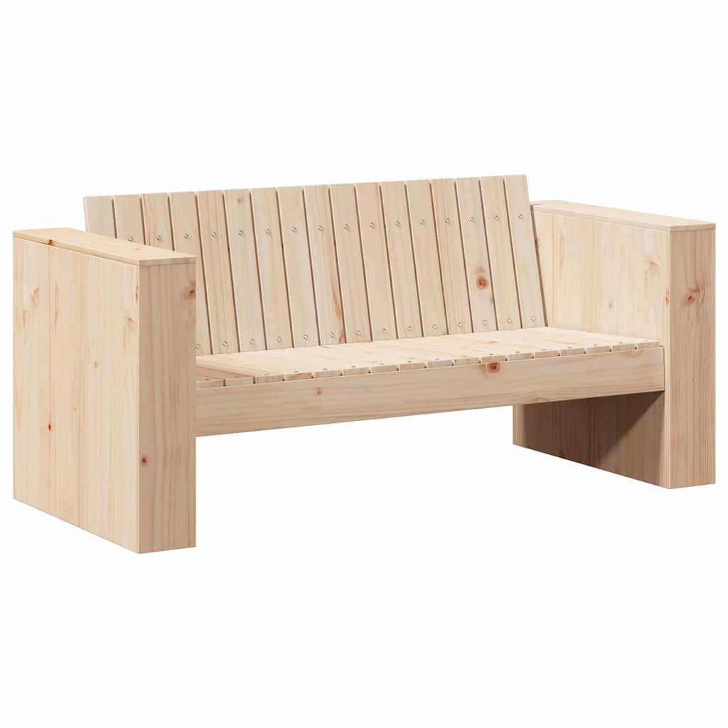 Tuinbank Naturel 134 x 60 x 62 cm Massief grenenhout is nu te koop bij PeponiXL, paradijselijk wonen!