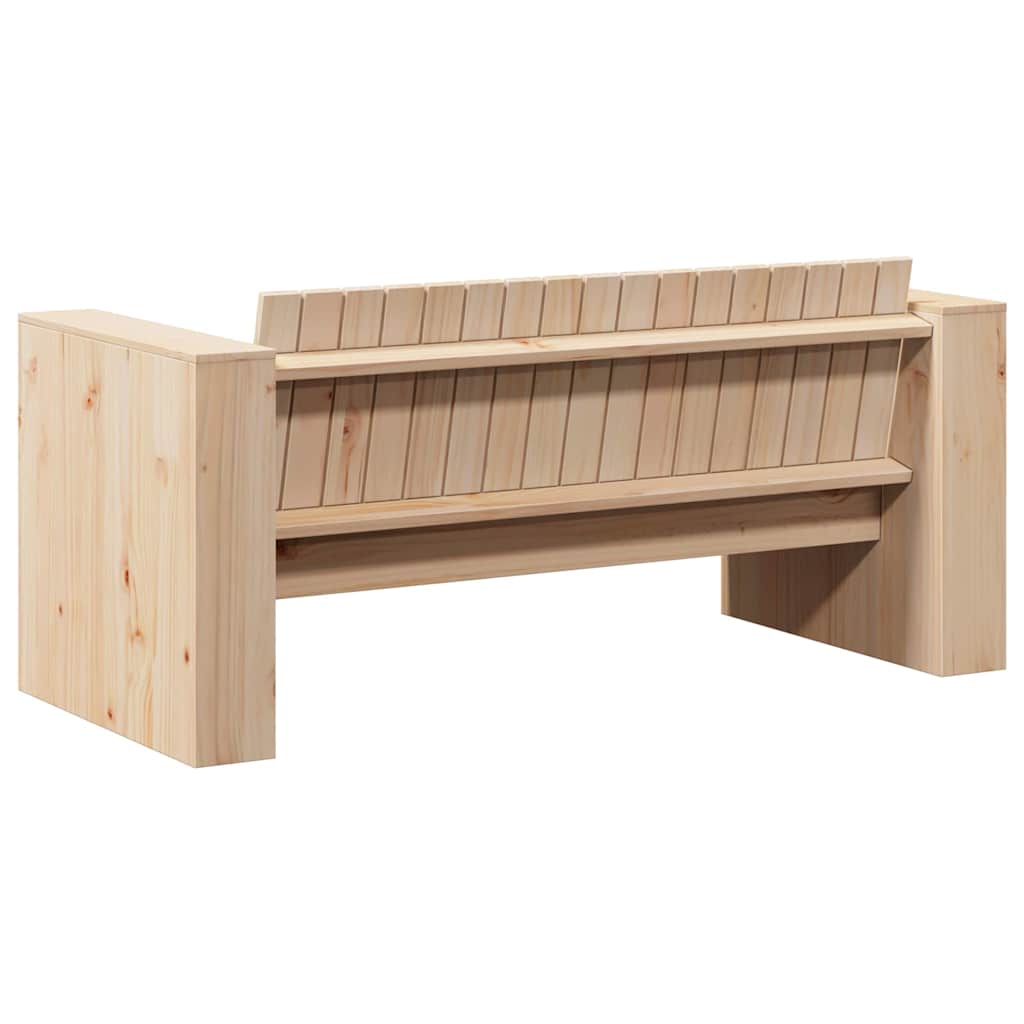 Tuinbank Naturel 134 x 60 x 62 cm Massief grenenhout is nu te koop bij PeponiXL, paradijselijk wonen!