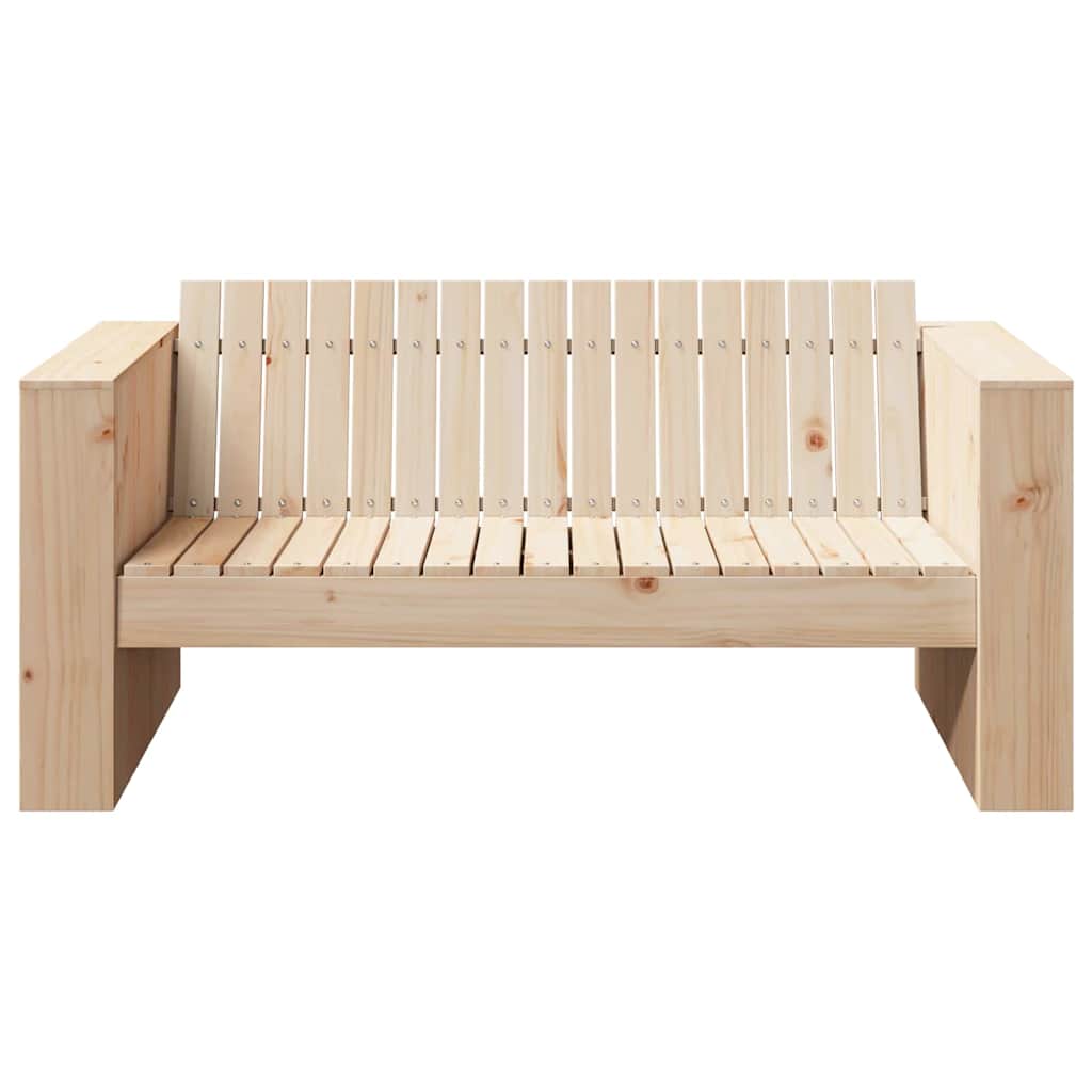 Tuinbank Naturel 134 x 60 x 62 cm Massief grenenhout is nu te koop bij PeponiXL, paradijselijk wonen!