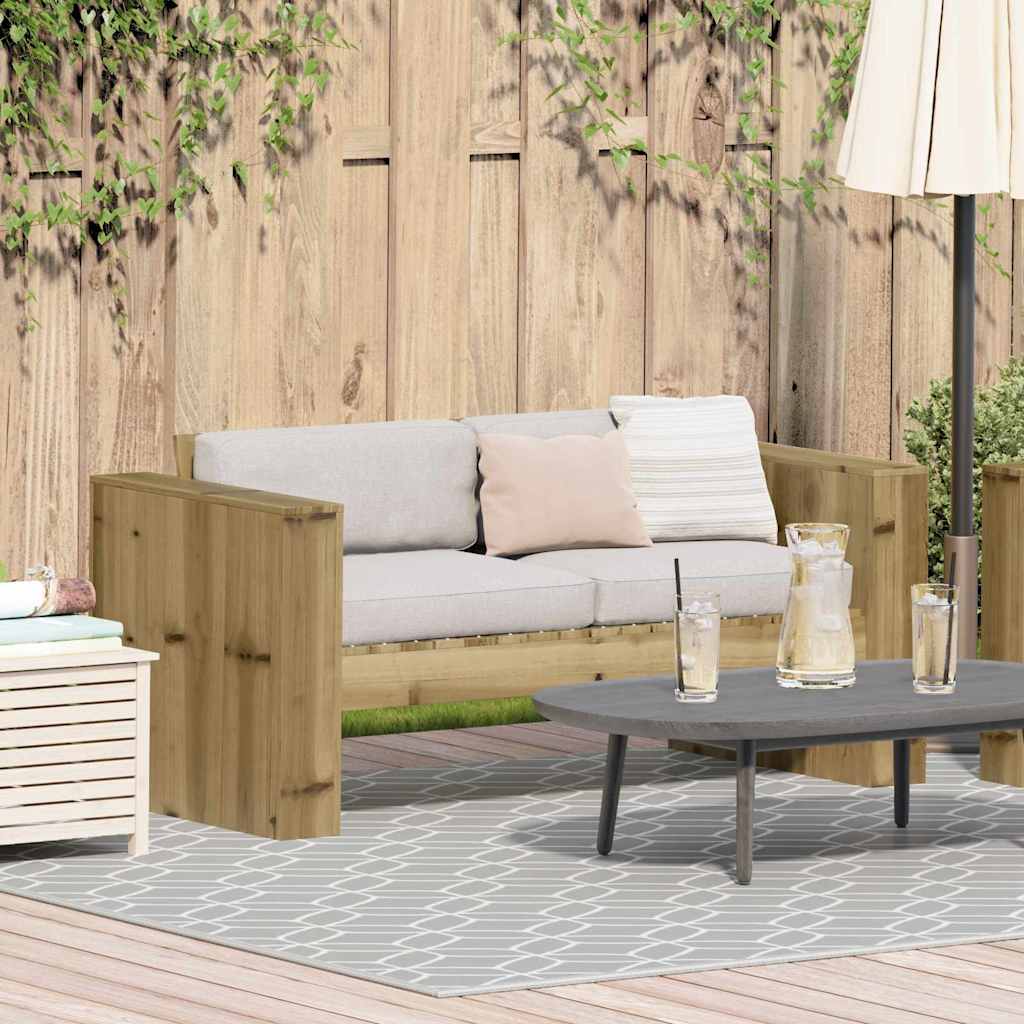 Tuinbank Groen 134 x 60 x 62 cm Massief grenenhout is nu te koop bij PeponiXL, paradijselijk wonen!