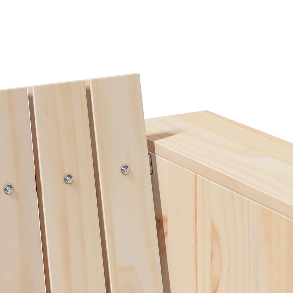 Tuinbank Naturel 185,5 x 60 x 62 cm Massief grenenhout is nu te koop bij PeponiXL, paradijselijk wonen!