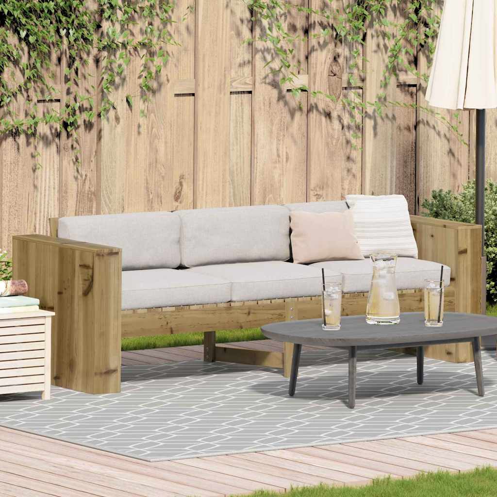 Tuinbank Bruin 185,5 x 60 x 62 cm Massief grenenhout is nu te koop bij PeponiXL, paradijselijk wonen!
