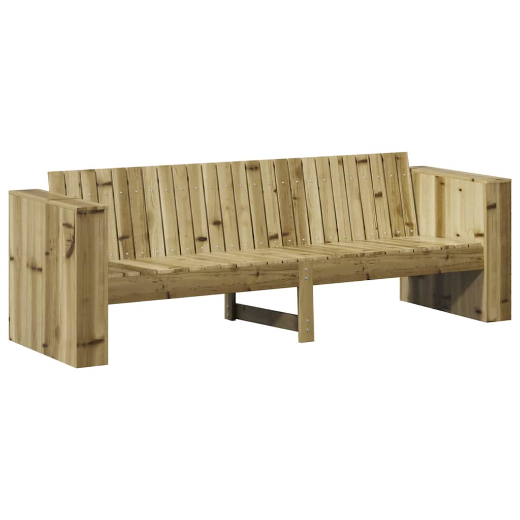 Tuinbank Bruin 185,5 x 60 x 62 cm Massief grenenhout is nu te koop bij PeponiXL, paradijselijk wonen!