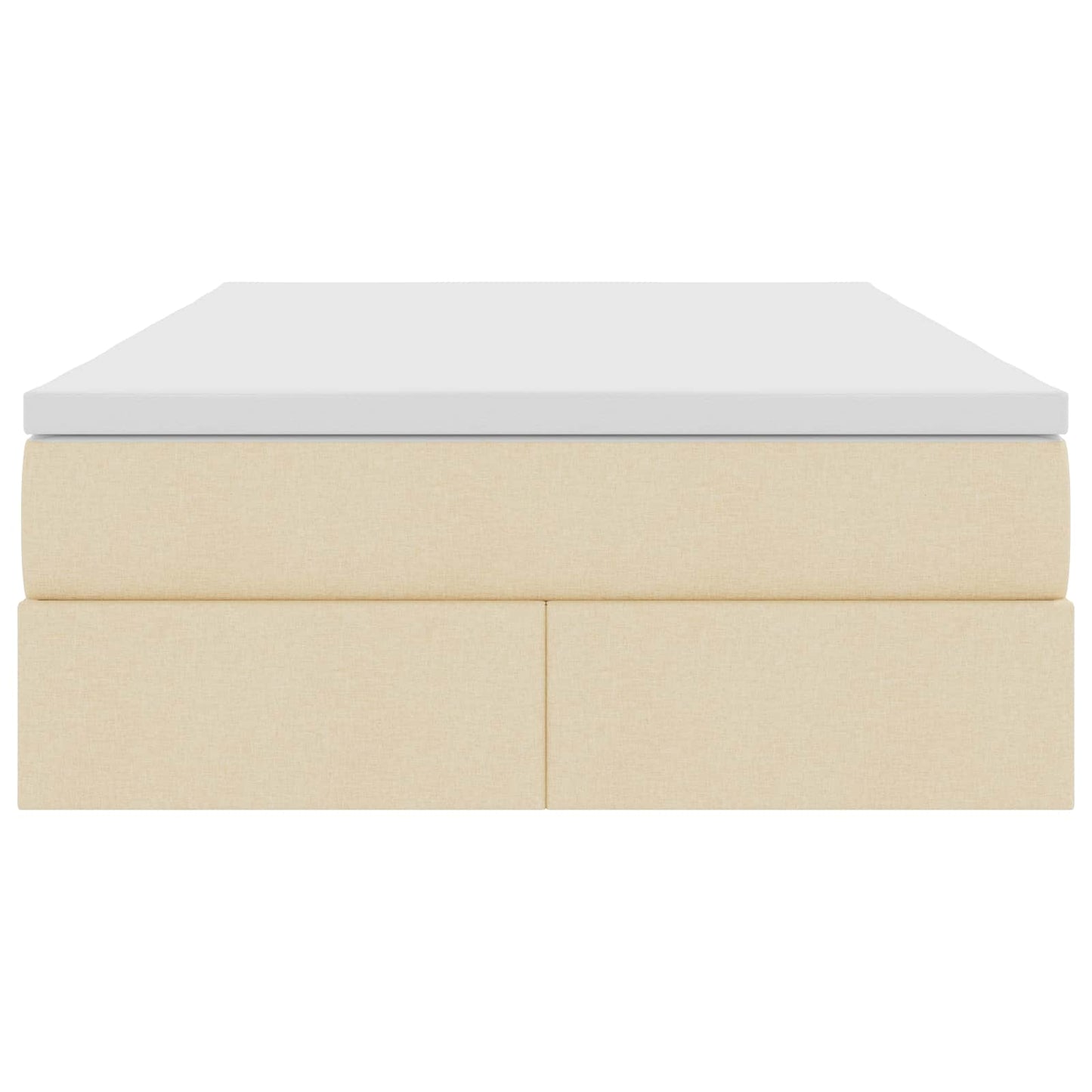 Opslag bed met matras met matras Crème 120 x 190 cm Polyester is nu te koop bij PeponiXL, paradijselijk wonen!