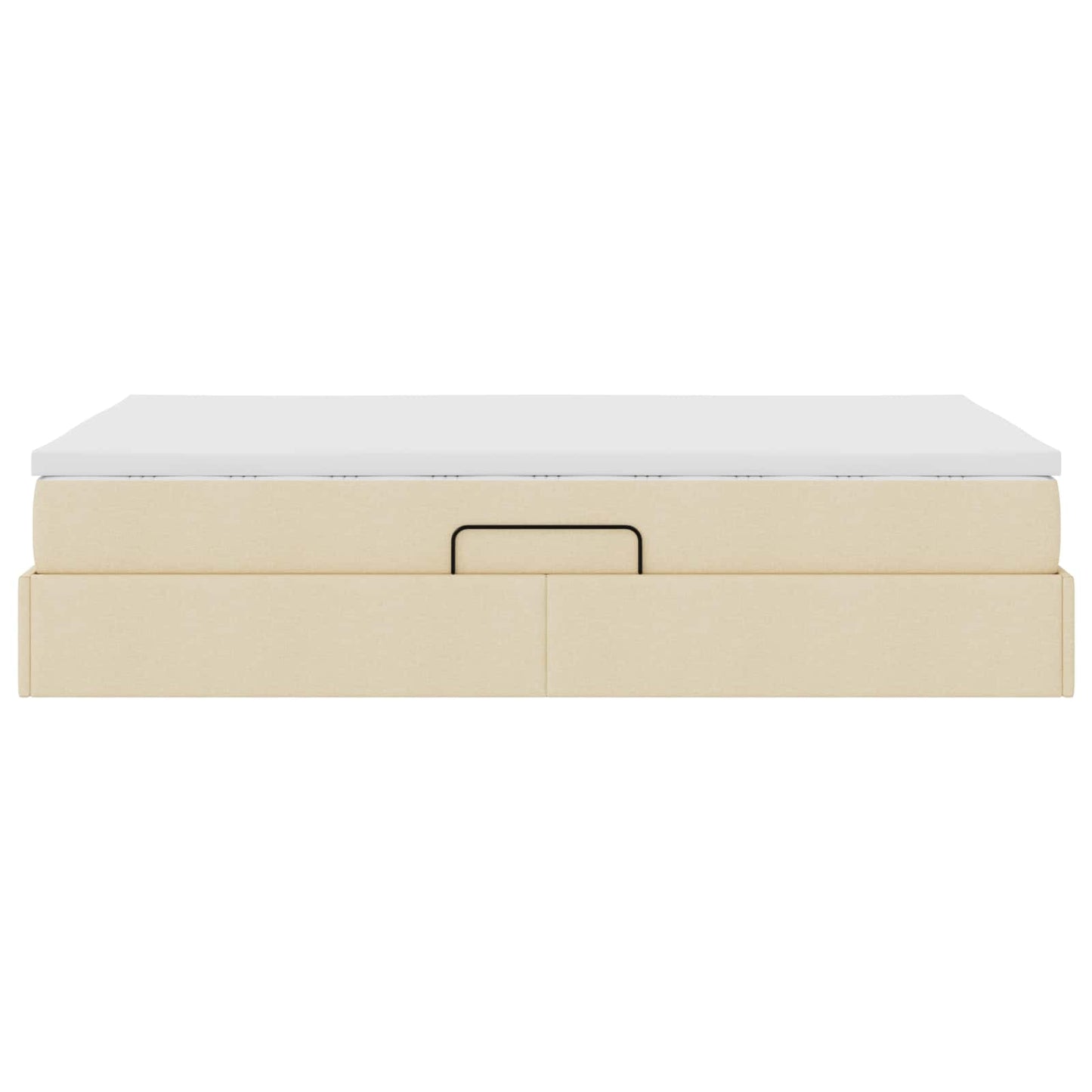 Opslag bed met matras met matras Crème 120 x 190 cm Polyester is nu te koop bij PeponiXL, paradijselijk wonen!