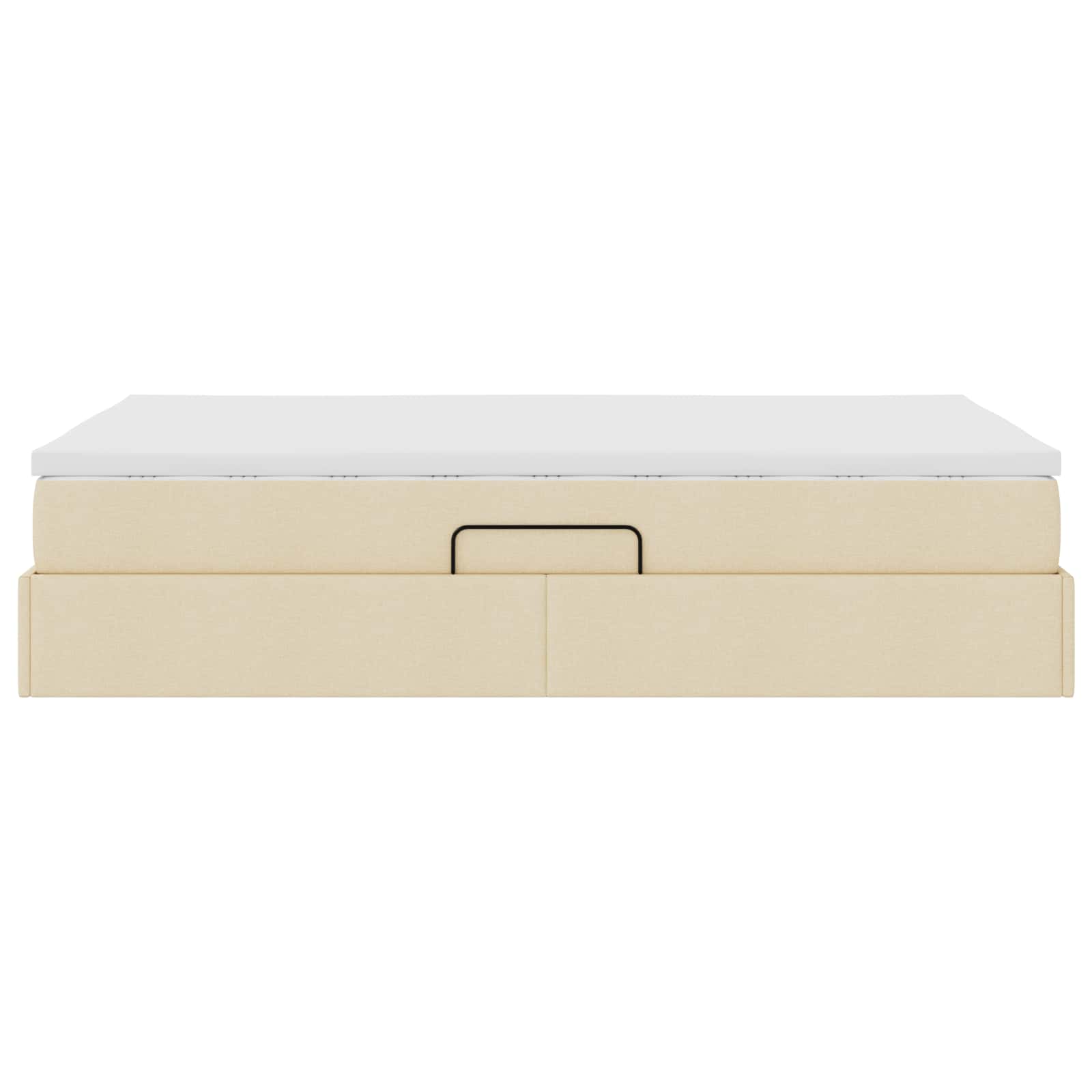 Opslag bed met matras met matras Crème 120 x 190 cm Polyester is nu te koop bij PeponiXL, paradijselijk wonen!