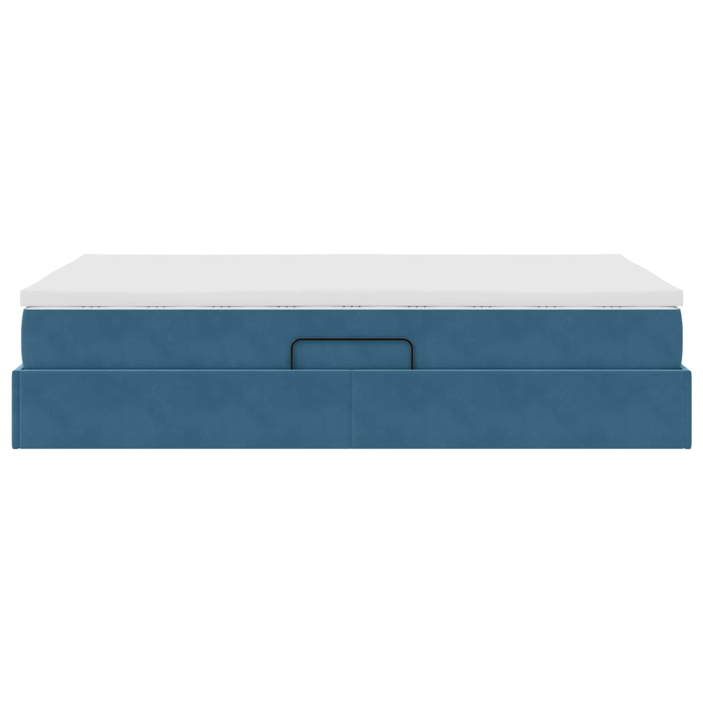 Opbergbed met matras met matras Blauw 120 x 190 cm Fluweel is nu te koop bij PeponiXL, paradijselijk wonen!