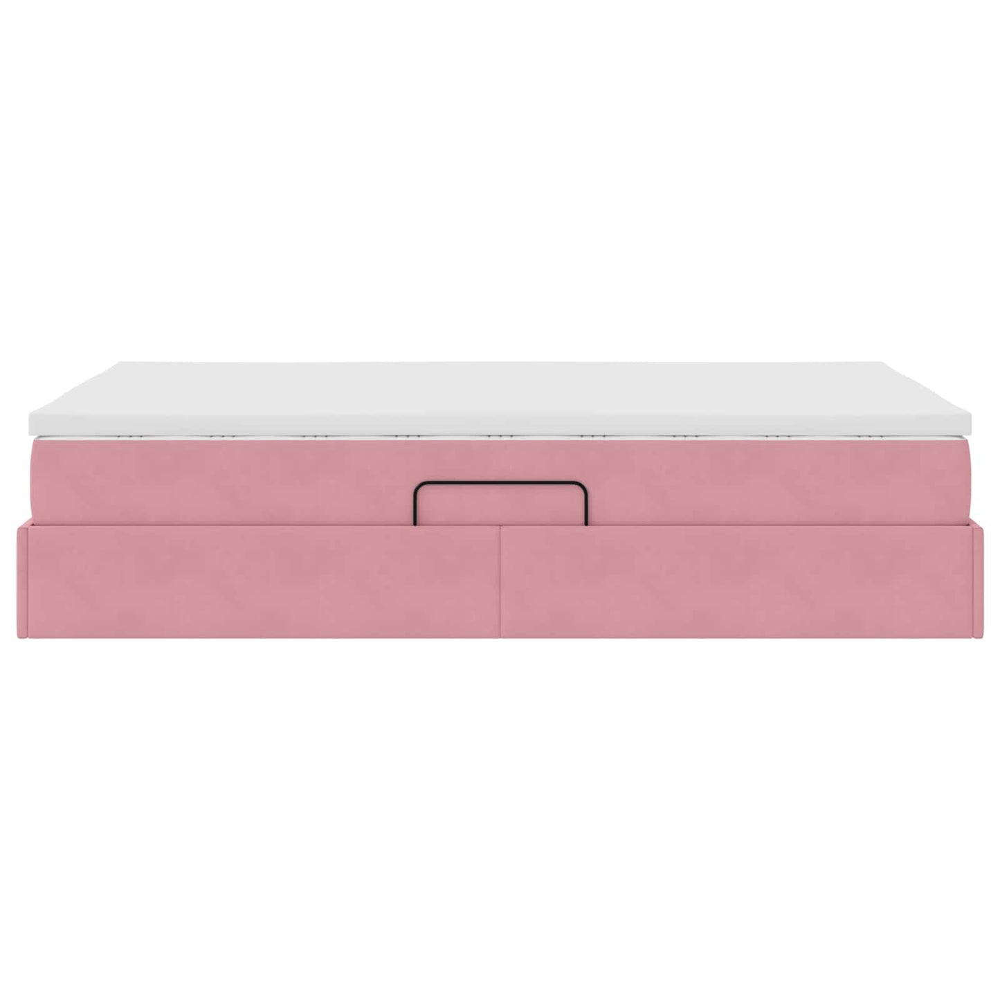 Opbergbed met matras met matras Roze 120 x 190 cm Fluweel is nu te koop bij PeponiXL, paradijselijk wonen!