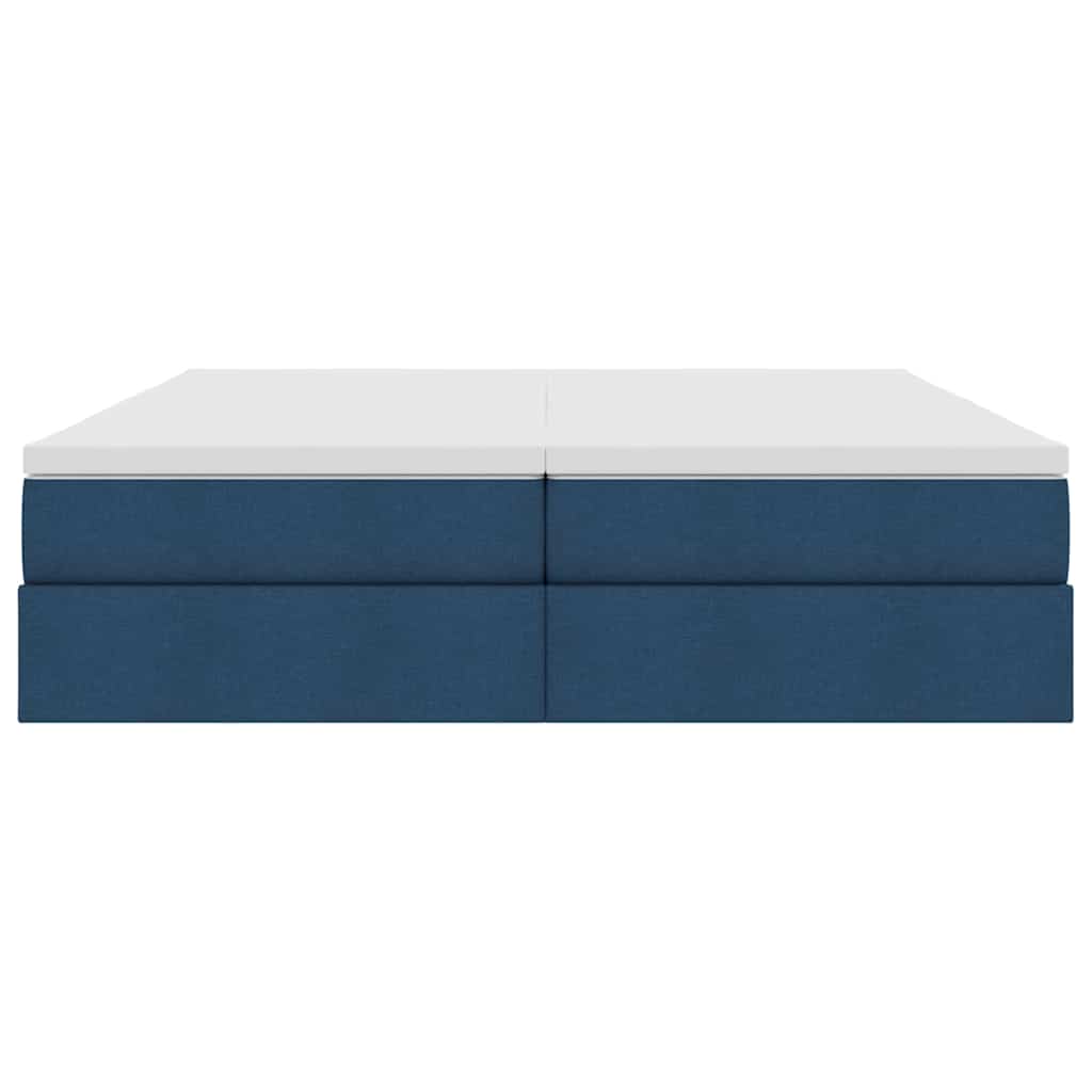 Opbergbed met matras met matras Blauw 200 x 200 cm Polyester is nu te koop bij PeponiXL, paradijselijk wonen!