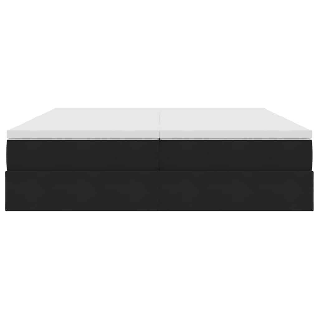 Opbergbed met matras met matras Zwart 180 x 200 cm Fluweel is nu te koop bij PeponiXL, paradijselijk wonen!