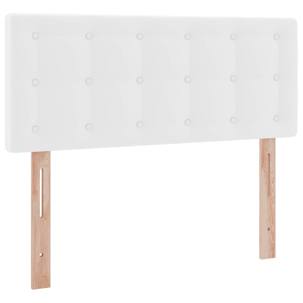 Opslag bed met matras met matras Puur Wit 120 x 200 cm Nep Leer is nu te koop bij PeponiXL, paradijselijk wonen!