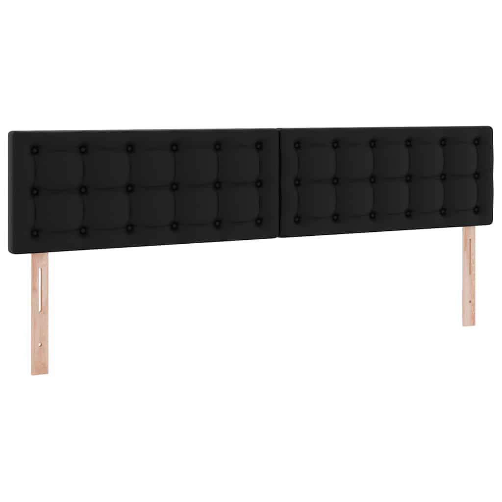 Opslag bed met matras met matras Zwart 200 x 200 cm Nep Leer is nu te koop bij PeponiXL, paradijselijk wonen!