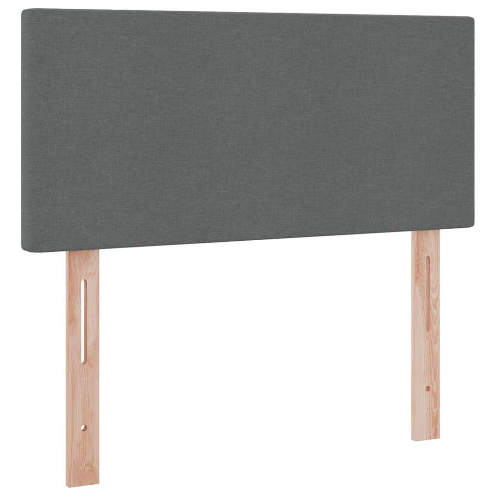 Opbergbed met matras Donkergrijs 100 x 200 cm Bewerkt hout is nu te koop bij PeponiXL, paradijselijk wonen!