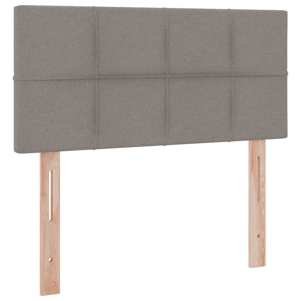 Opbergbed met matras met opslag Taupe 90 x 190 cm Bewerkt hout is nu te koop bij PeponiXL, paradijselijk wonen!