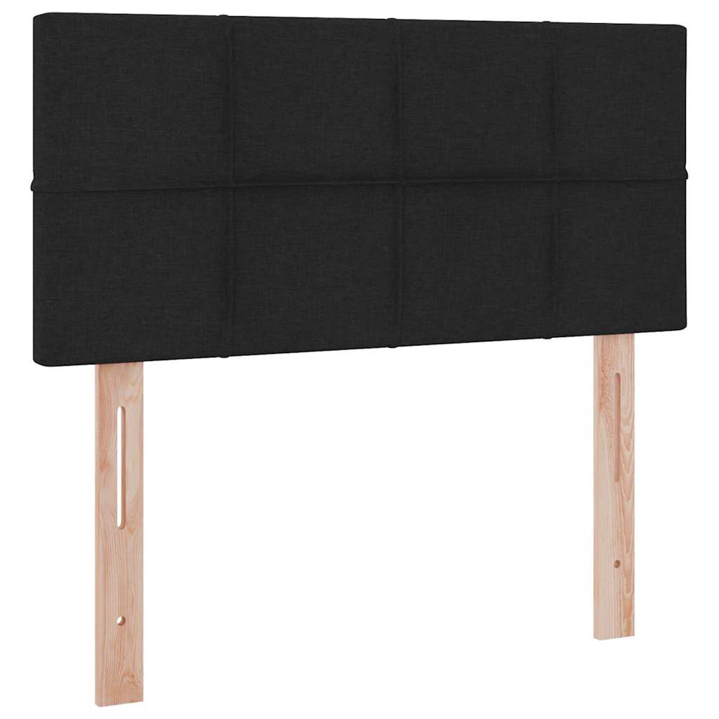 Opbergbed met matras met matras Zwart 100 x 200 cm Bewerkt hout is nu te koop bij PeponiXL, paradijselijk wonen!
