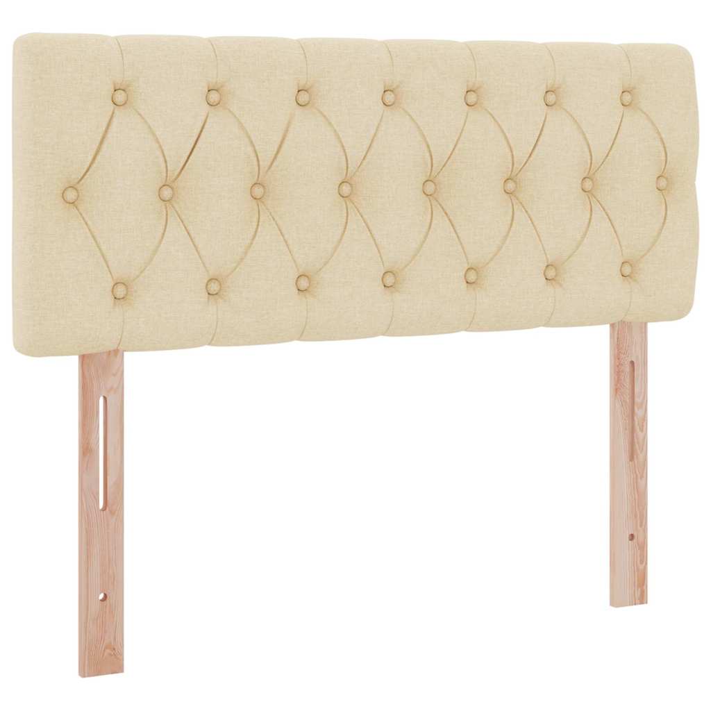 Opbergbed met matras met matras Crème 120 x 190 cm Bewerkt hout is nu te koop bij PeponiXL, paradijselijk wonen!