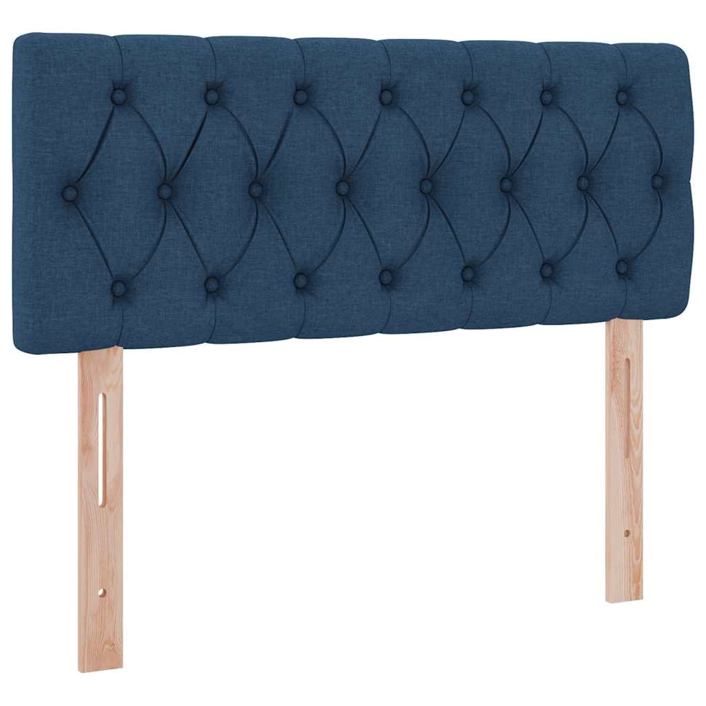 Opbergbed met matras met matras Blauw 120 x 190 cm Bewerkt hout is nu te koop bij PeponiXL, paradijselijk wonen!