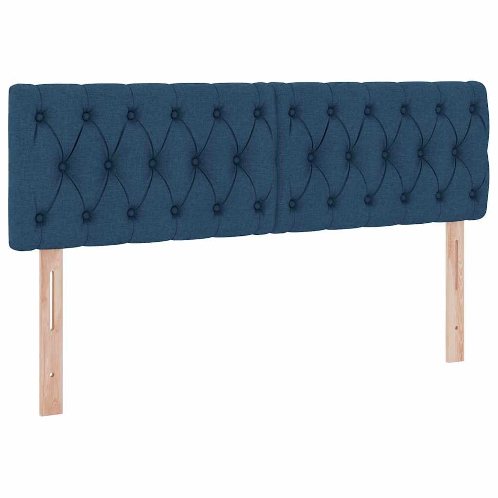 Opbergbed met matras met matras Blauw 140 x 200 cm Bewerkt hout is nu te koop bij PeponiXL, paradijselijk wonen!