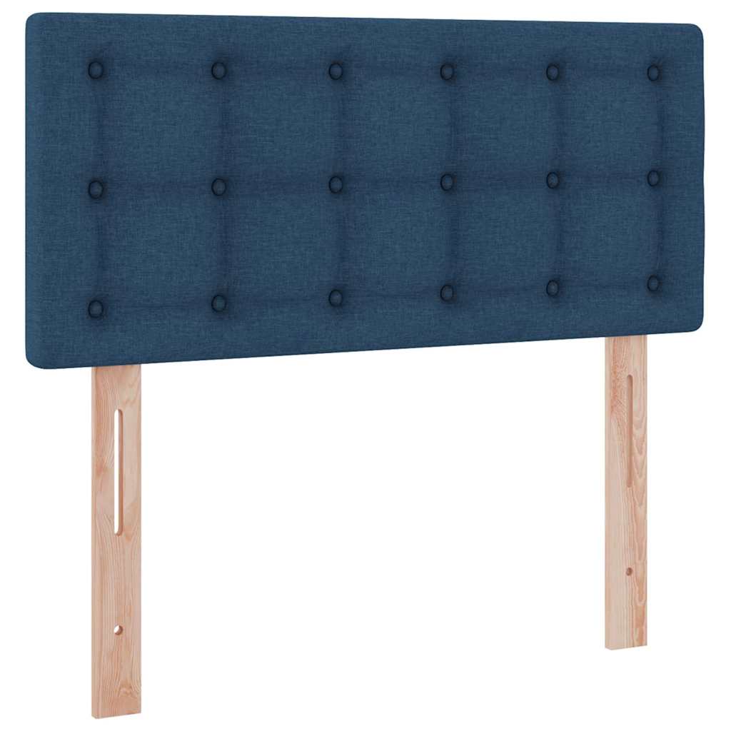 Opbergbed met matras met matras Blauw 90 x 200 cm Bewerkt hout is nu te koop bij PeponiXL, paradijselijk wonen!