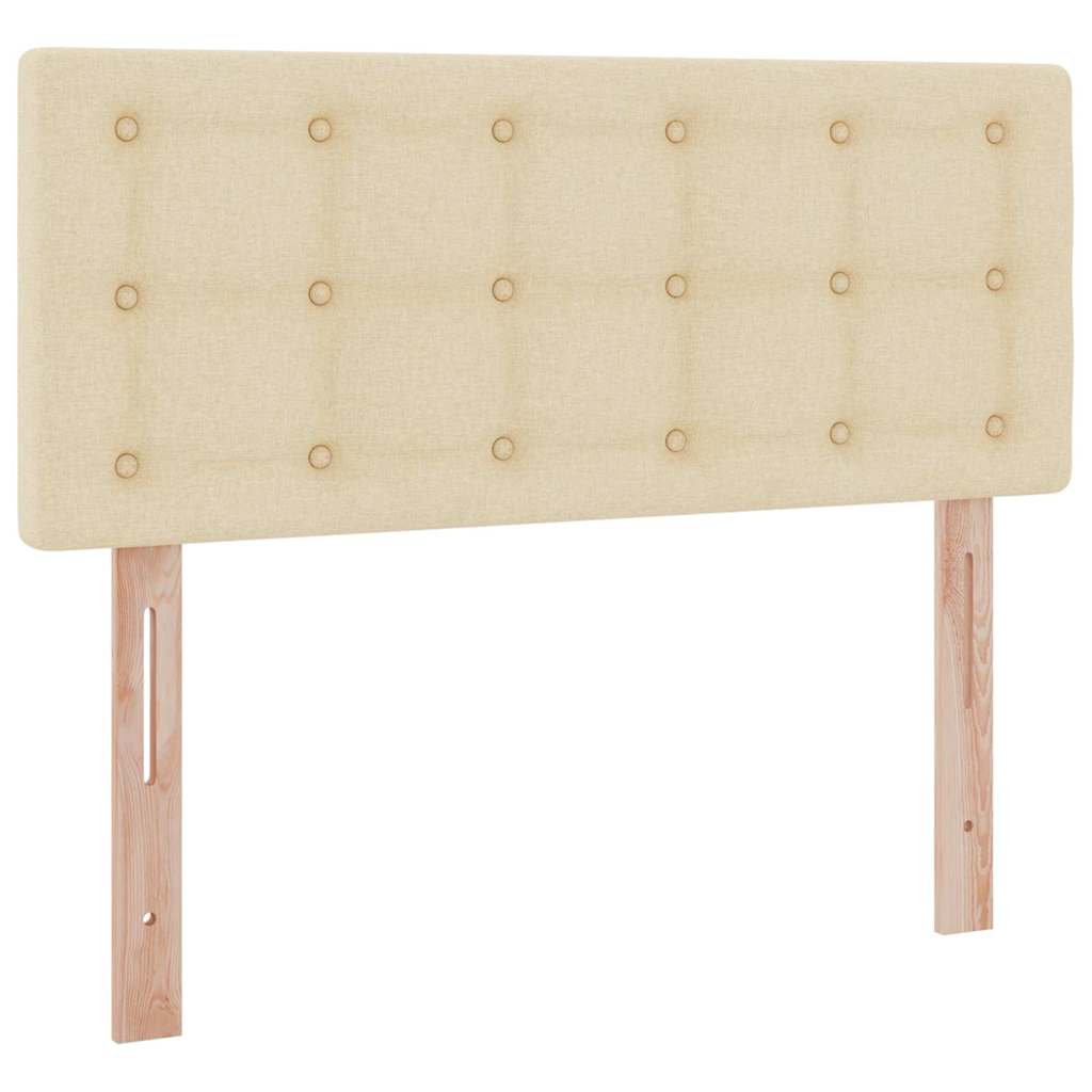 Opbergbed met matras met matras Crème 120 x 190 cm Bewerkt hout is nu te koop bij PeponiXL, paradijselijk wonen!