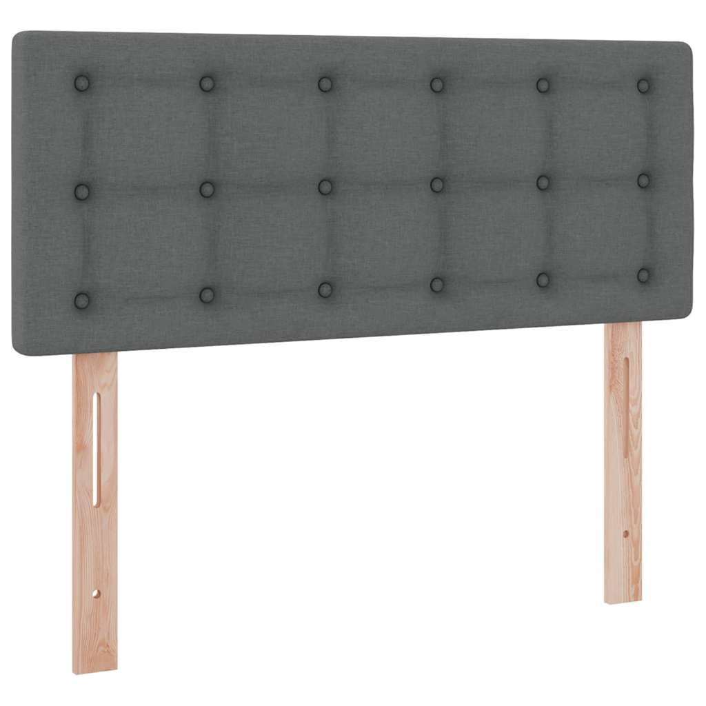 Opbergbed met matras Donkergrijs 120 x 200 cm Bewerkt hout is nu te koop bij PeponiXL, paradijselijk wonen!