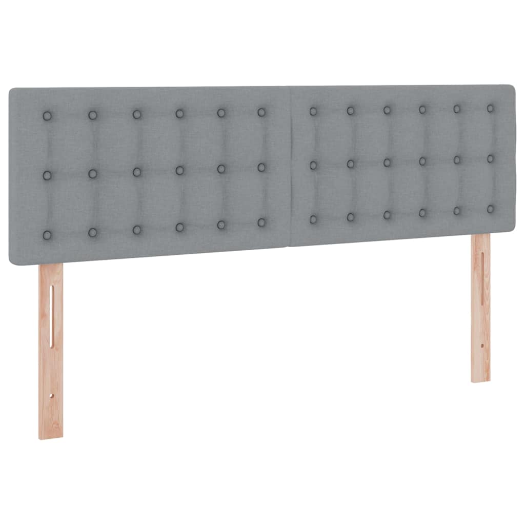 Opbergbed met matras Lichtgrijs 140 x 190 cm Bewerkt hout is nu te koop bij PeponiXL, paradijselijk wonen!