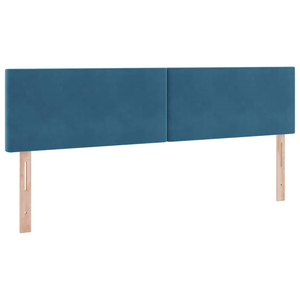 Opslag bed met matras Donkerblauw 180 x 200 cm Fluweel is nu te koop bij PeponiXL, paradijselijk wonen!