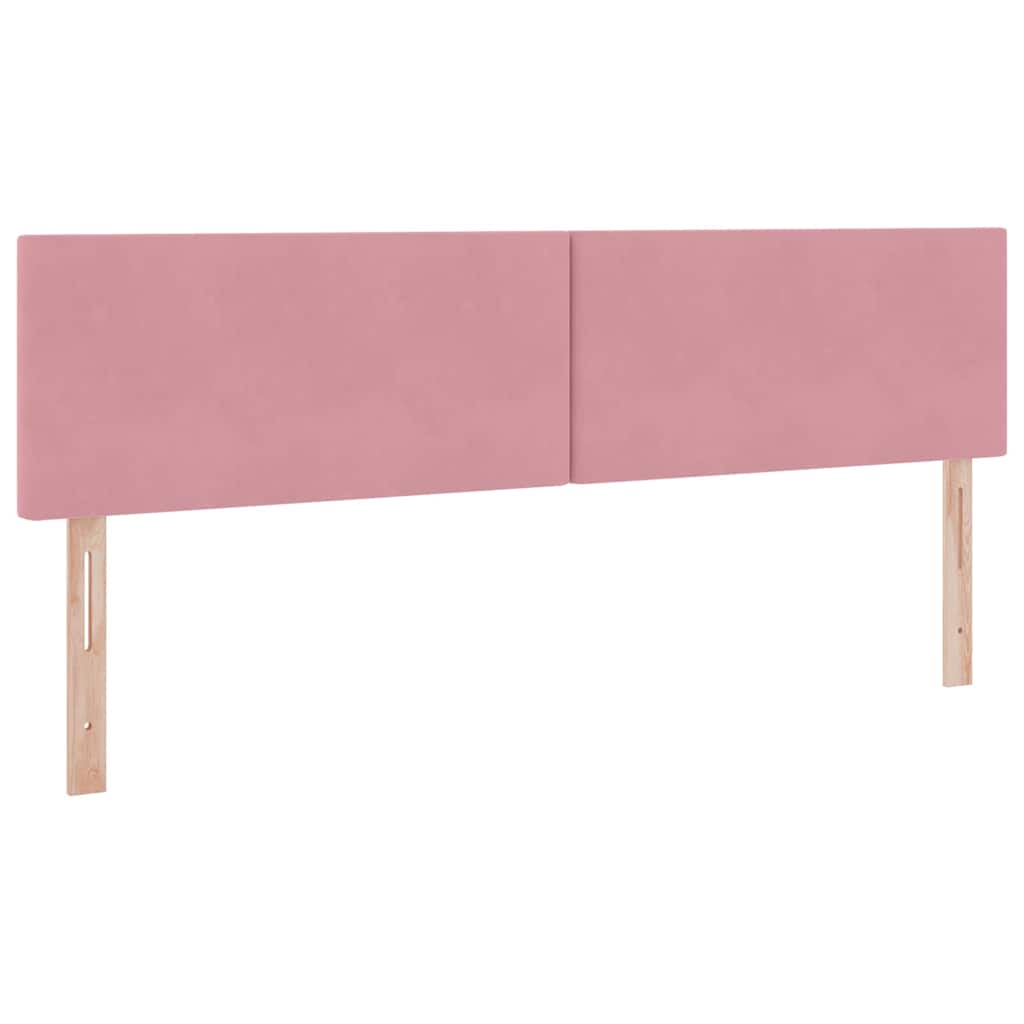 Opslag bed met matras met hoofdeinde Roze 180 x 200 cm Fluweel is nu te koop bij PeponiXL, paradijselijk wonen!