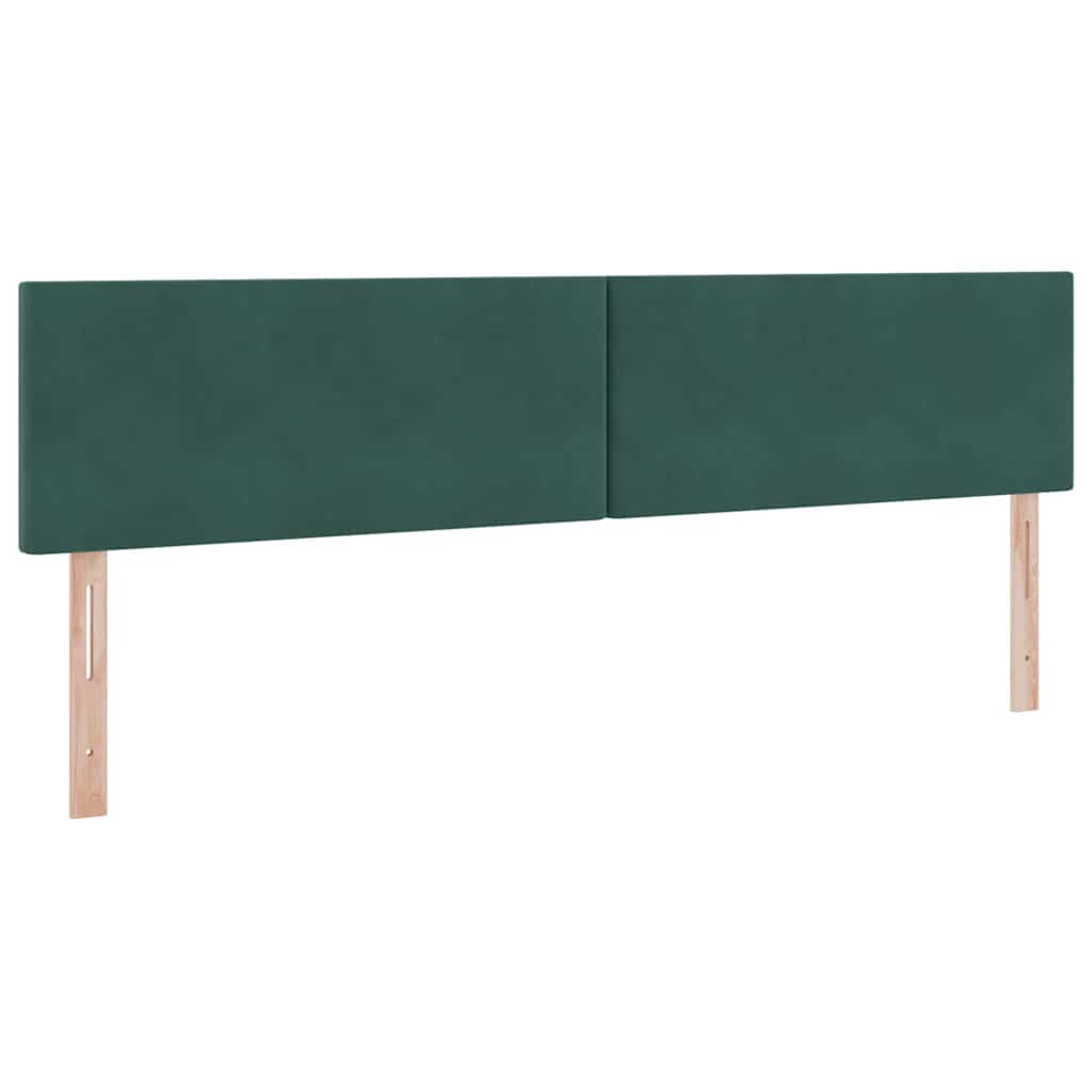 Opslag bed met matras Donkergroen 200 x 200 cm Fluweel is nu te koop bij PeponiXL, paradijselijk wonen!