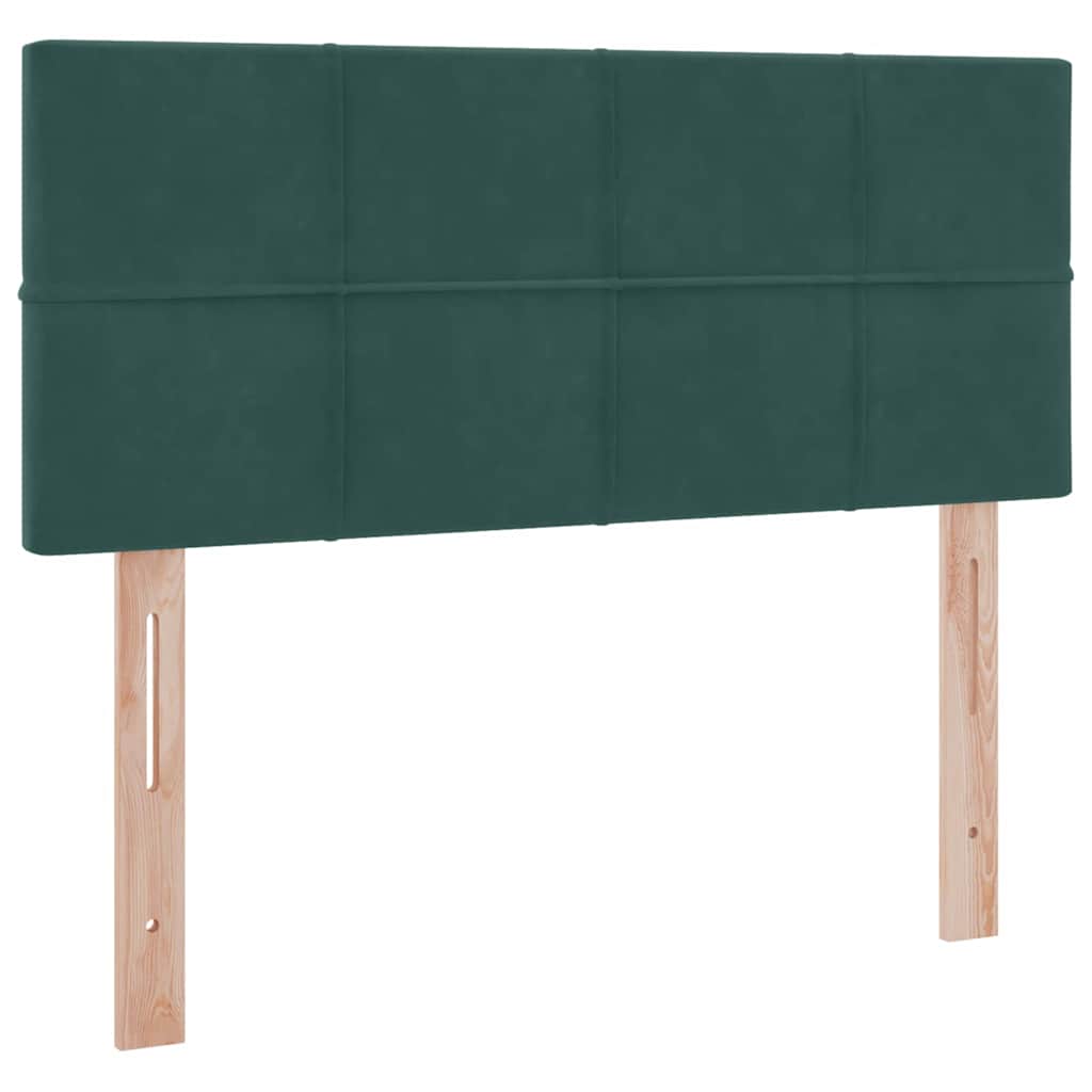 Opslag bed met matras Donkergroen 120 x 200 cm Fluweel is nu te koop bij PeponiXL, paradijselijk wonen!