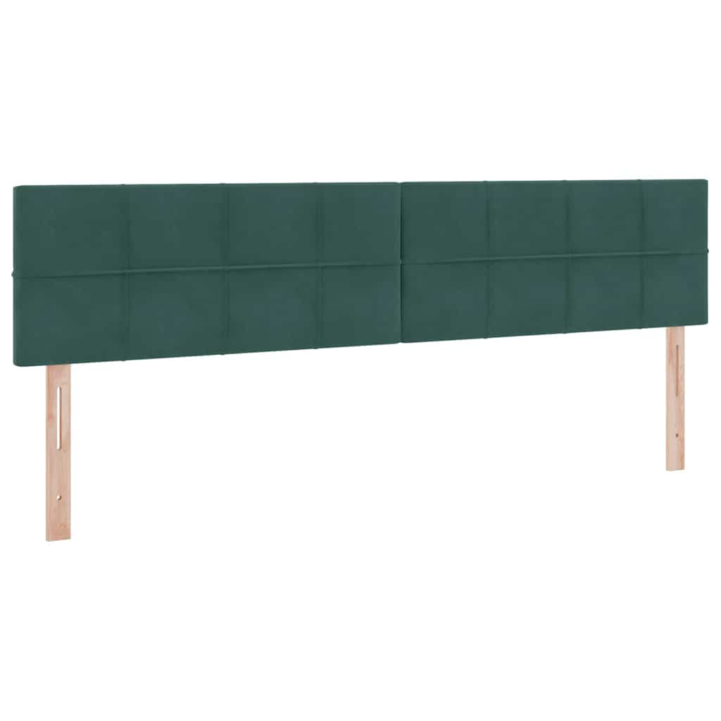 Opslag bed met matras Donkergroen 200 x 200 cm Fluweel is nu te koop bij PeponiXL, paradijselijk wonen!