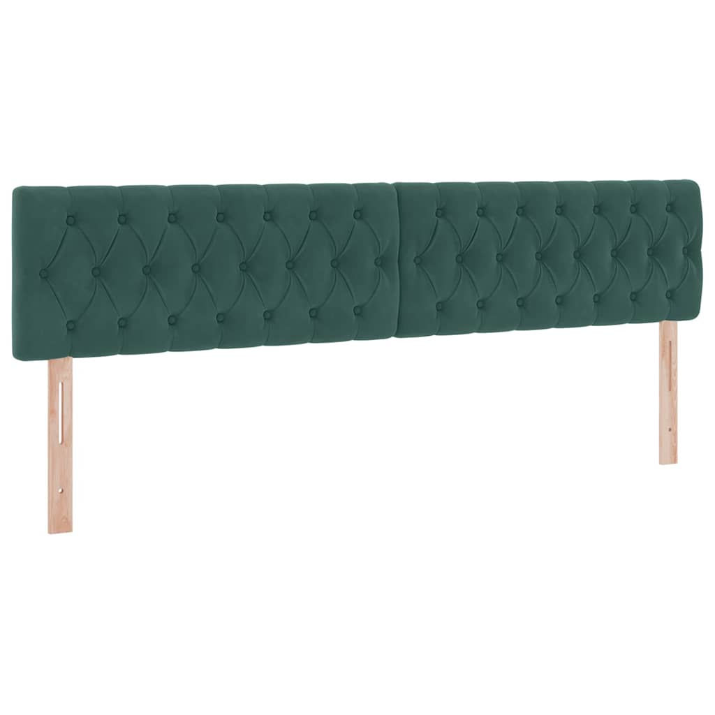 Opslag bed met matras Donkergroen 200 x 200 cm Fluweel is nu te koop bij PeponiXL, paradijselijk wonen!
