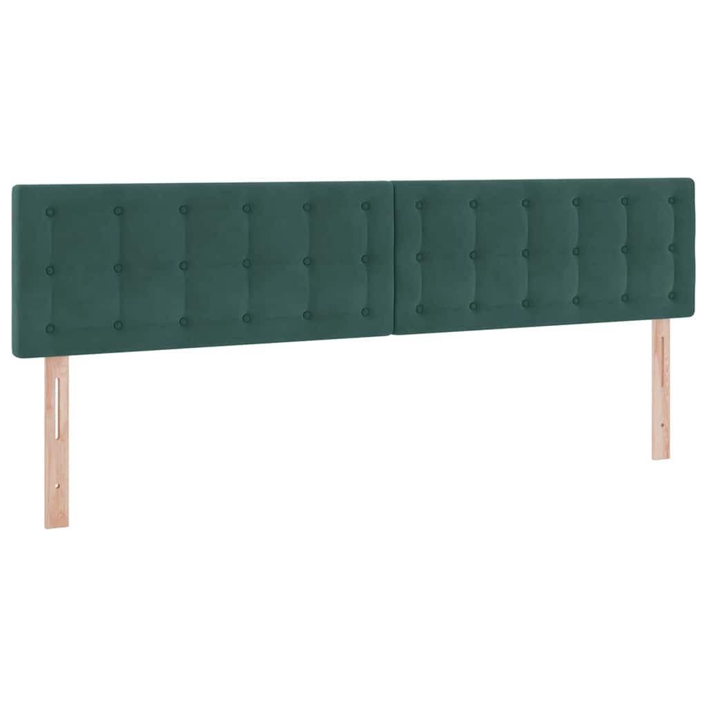 Opslag bed met matras Donkergroen 200 x 200 cm Fluweel is nu te koop bij PeponiXL, paradijselijk wonen!