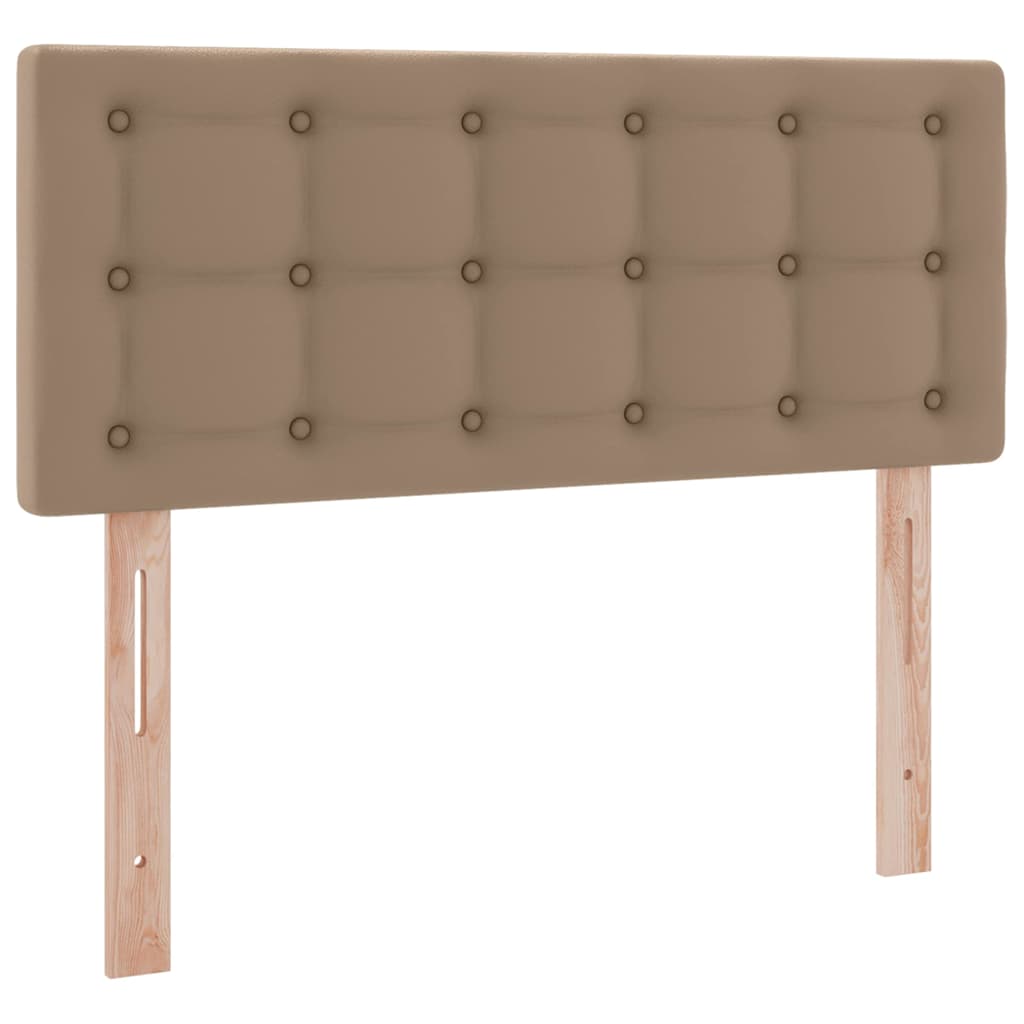 Opbergbed met LED met matras Cappuccino 120 x 200 cm Nep Leer is nu te koop bij PeponiXL, paradijselijk wonen!