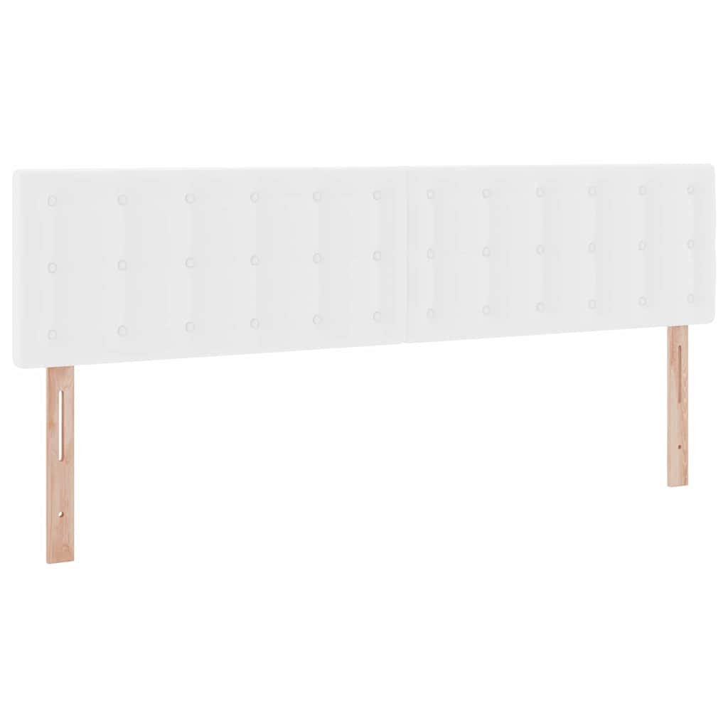 Opbergbed met LED met matras Puur Wit 160 x 200 cm Nep Leer is nu te koop bij PeponiXL, paradijselijk wonen!