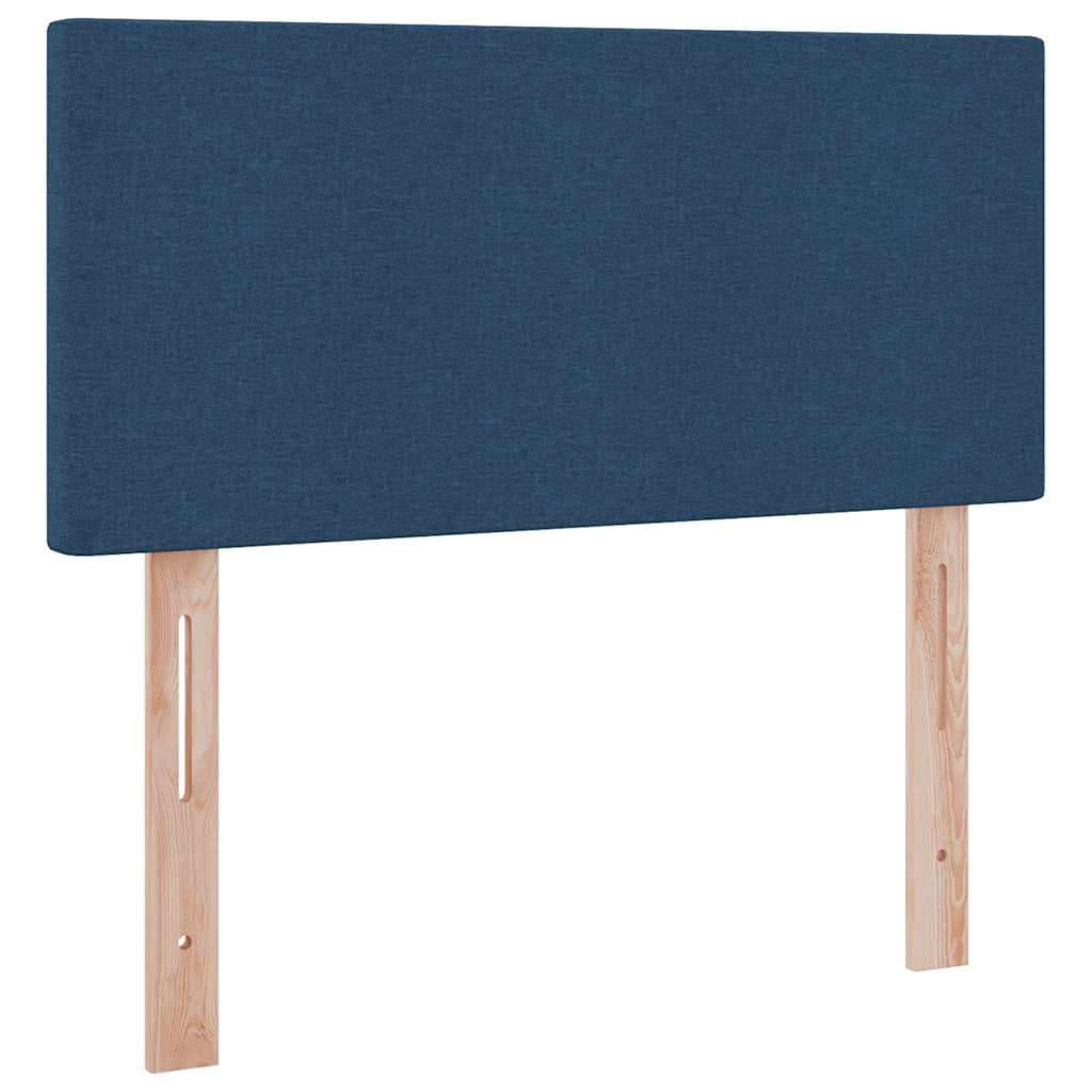 Opbergbed met LED met matras met LED Blauw 100 x 200 cm Stof is nu te koop bij PeponiXL, paradijselijk wonen!