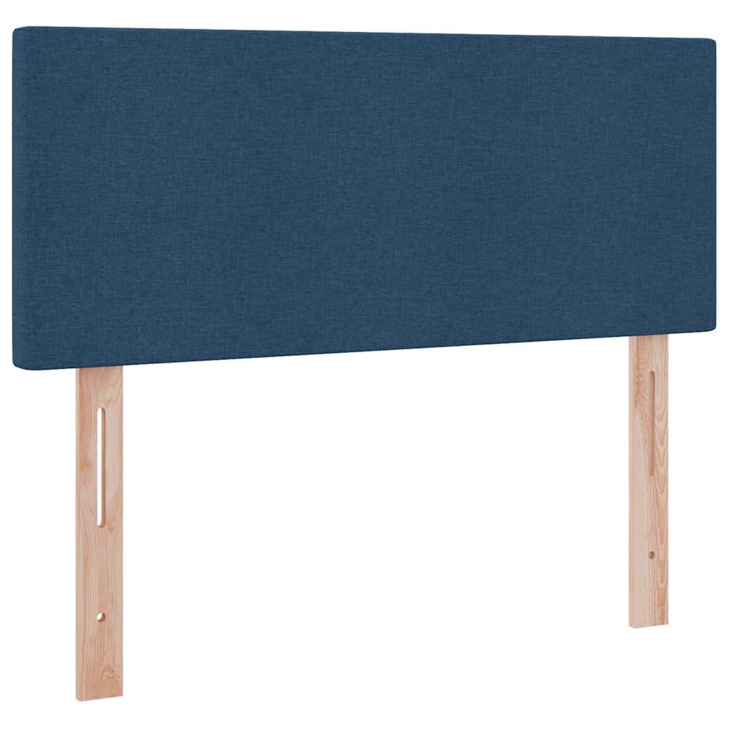 Opbergbed met LED met matras met LED Blauw 120 x 190 cm Stof is nu te koop bij PeponiXL, paradijselijk wonen!
