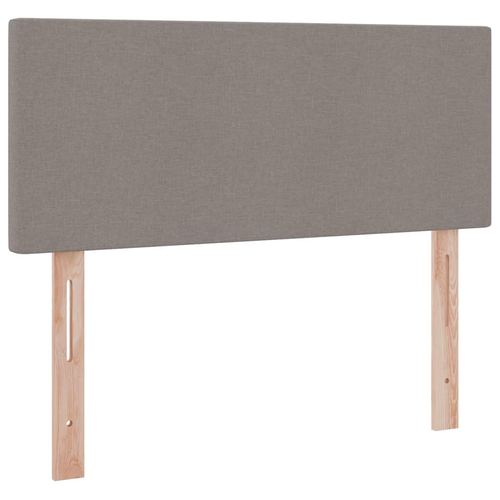 Opbergbed met LED met matras met LED Taupe 120 x 200 cm Stof is nu te koop bij PeponiXL, paradijselijk wonen!